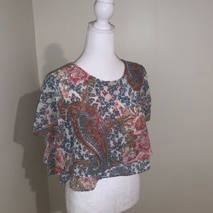 SHOW ME YOUR MUMU Candice top crop size small